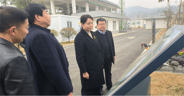 商南縣委副書記、縣長(zhǎng)劉華到水環(huán)境公司商南縣污水處理廠調(diào)研.jpg